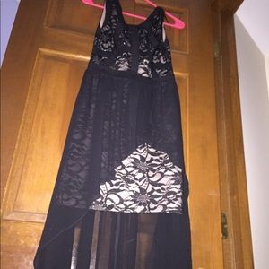 Black lace dress